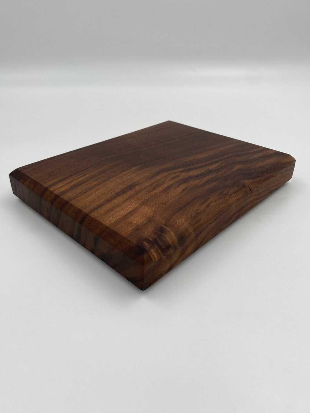 Small Walnut Cheese Board - Handmade Black Walnut Serving Tray (6.5" x 8")