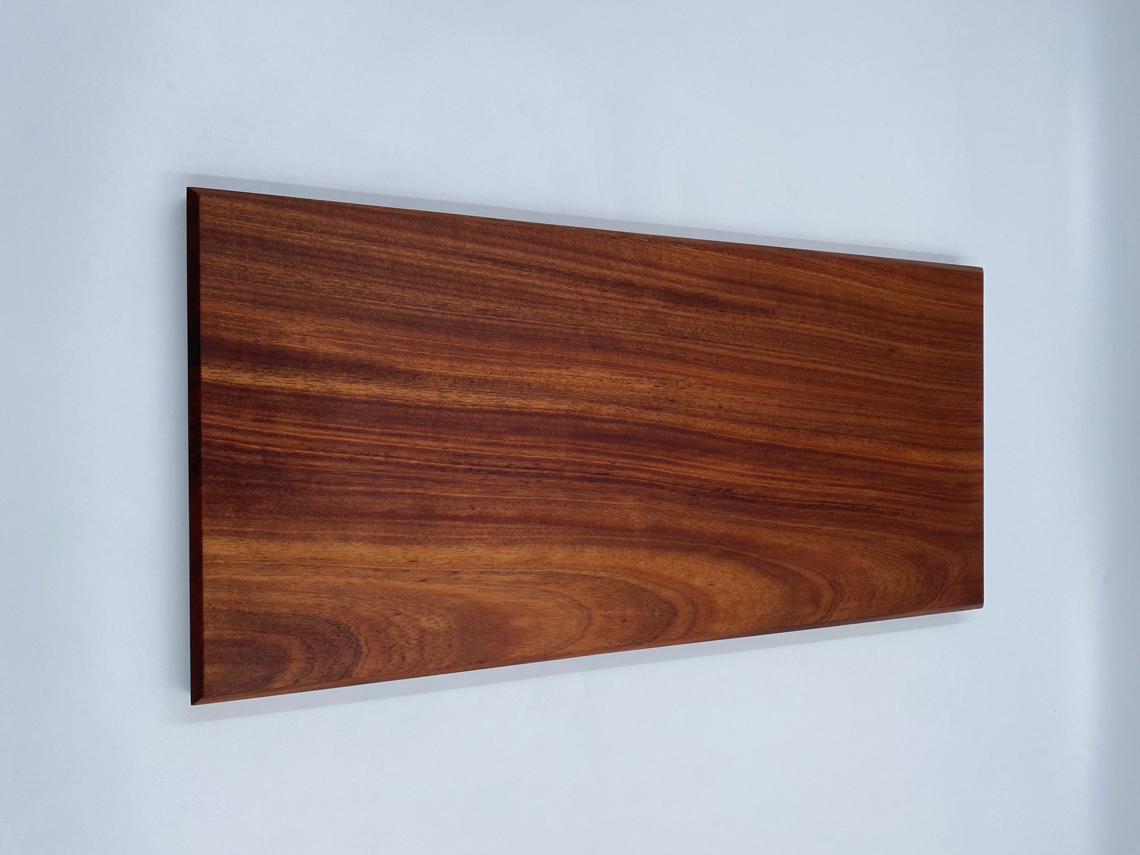 Handmade Large Sapele Cutting Board - Exotic Hardwood Charcuterie Serving Board - 11.25" x 23" x 1.25"