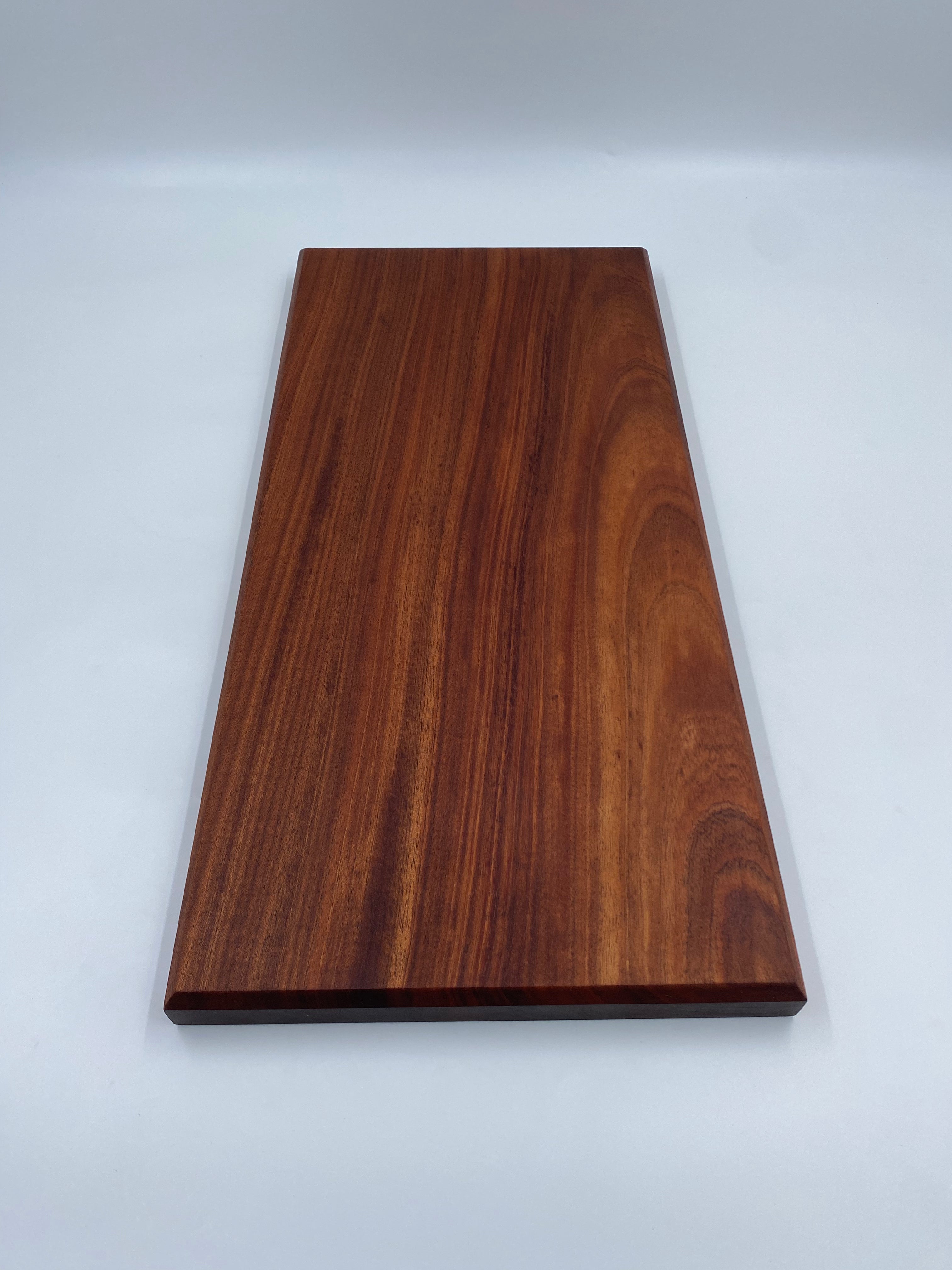 Handmade Large Sapele Cutting Board - Exotic Hardwood Charcuterie Serving Board - 11.25" x 23" x 1.25"