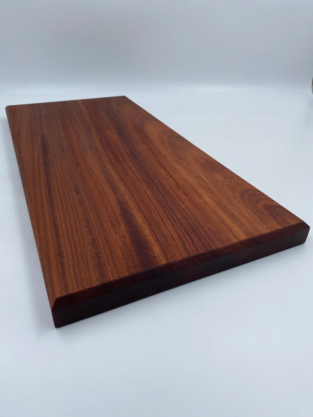 Handmade Large Sapele Cutting Board - Exotic Hardwood Charcuterie Serving Board - 11.25" x 23" x 1.25"