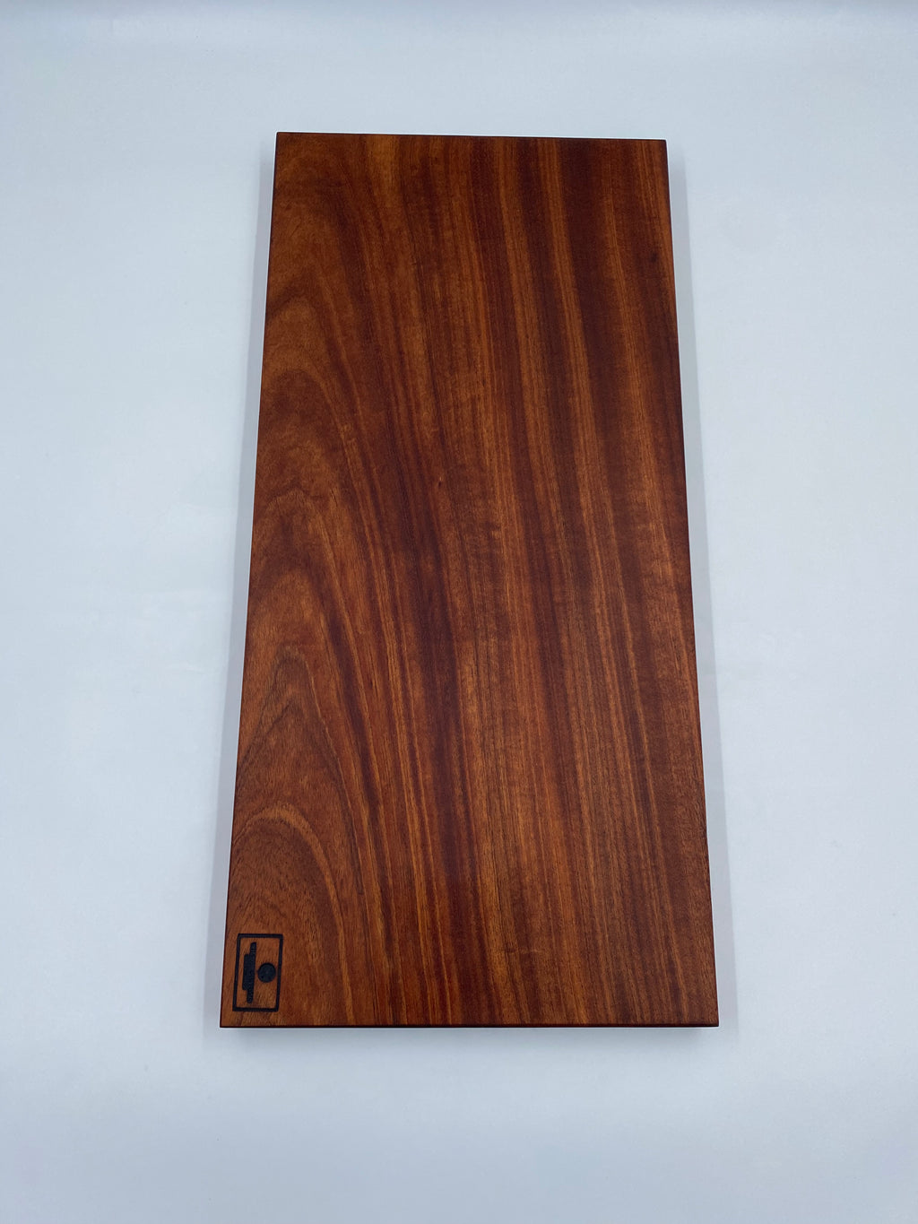 Handmade Large Sapele Cutting Board - Exotic Hardwood Charcuterie Serving Board - 11.25" x 23" x 1.25"